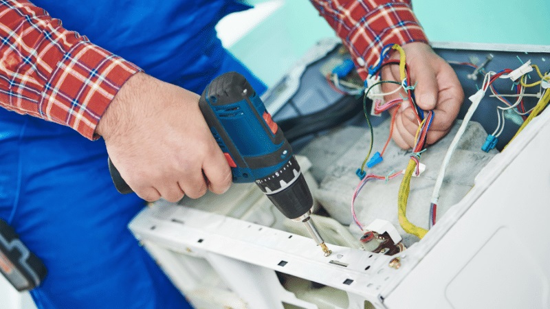 Mamak Beko Beko çamaşır makinesi kart tamiri – Su almama arızası orijinal parça ile giderildi. - Teknik servis örneği